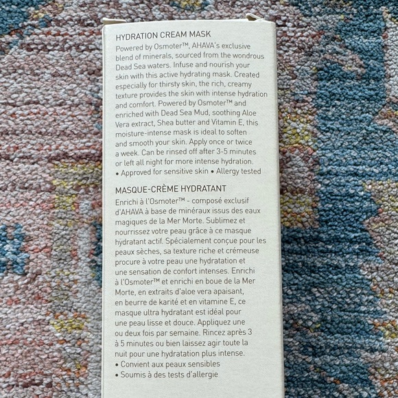 AHAVA Time to Hydrate Hydratation Cream Mask - Picture 2 of 5